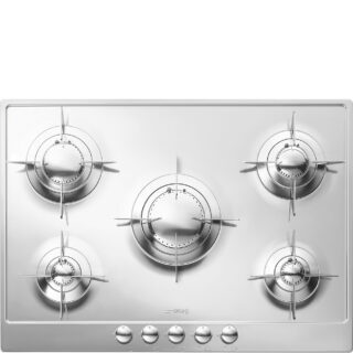 Smeg P705ES 72 cm. Piano Design Gazlı Ocak Çelik 5 Gözlü