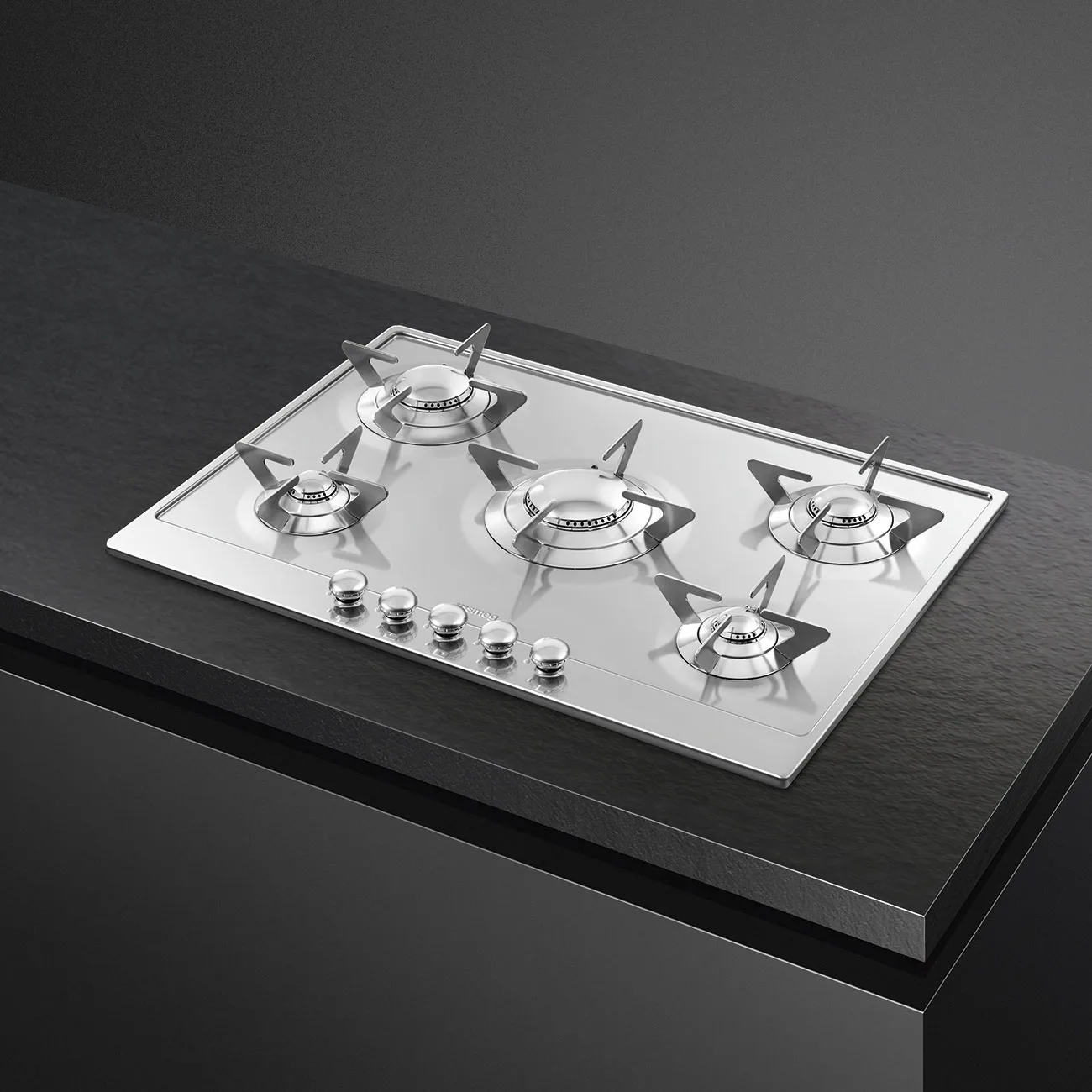 Smeg P705ES 72 cm. Piano Design Gazlı Ocak Çelik 5 Gözlü - Görsel 3
