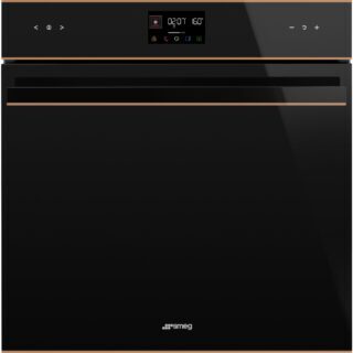 Smeg SOP6602TNR D.S.N. Galileo Pirolitik Fırın 60 cm. Siyah Cam Bakır Estetik