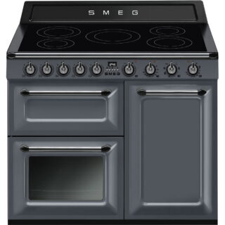 Smeg TR103IGR2 Victoria İndüksiyonlu Kuzine 100 cm. Barut Gri