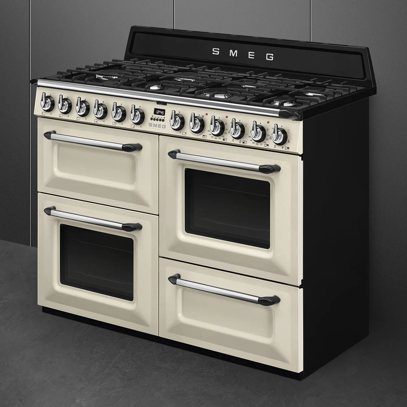 Smeg TR4110P1 Victoria Gazlı Kuzine 110 cm. Krem - Görsel 3