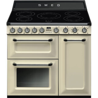Smeg TR93IP2 Victoria İndüksiyonlu Kuzine 90 cm. Krem