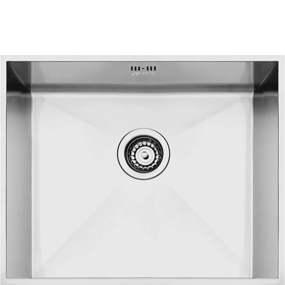 Smeg VSTQ50-2 Linea Çelik Tezgahaltı Evye 50 cm.