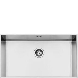 Smeg VSTQ72-2 Linea Çelik Tezgahaltı Evye 72 cm.