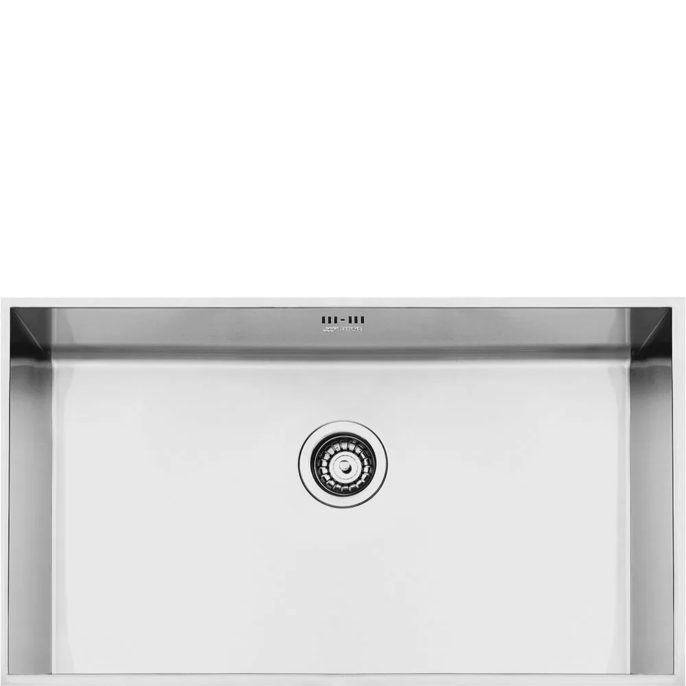 Smeg VSTQ72-2 Linea Çelik Tezgahaltı Evye 72 cm.