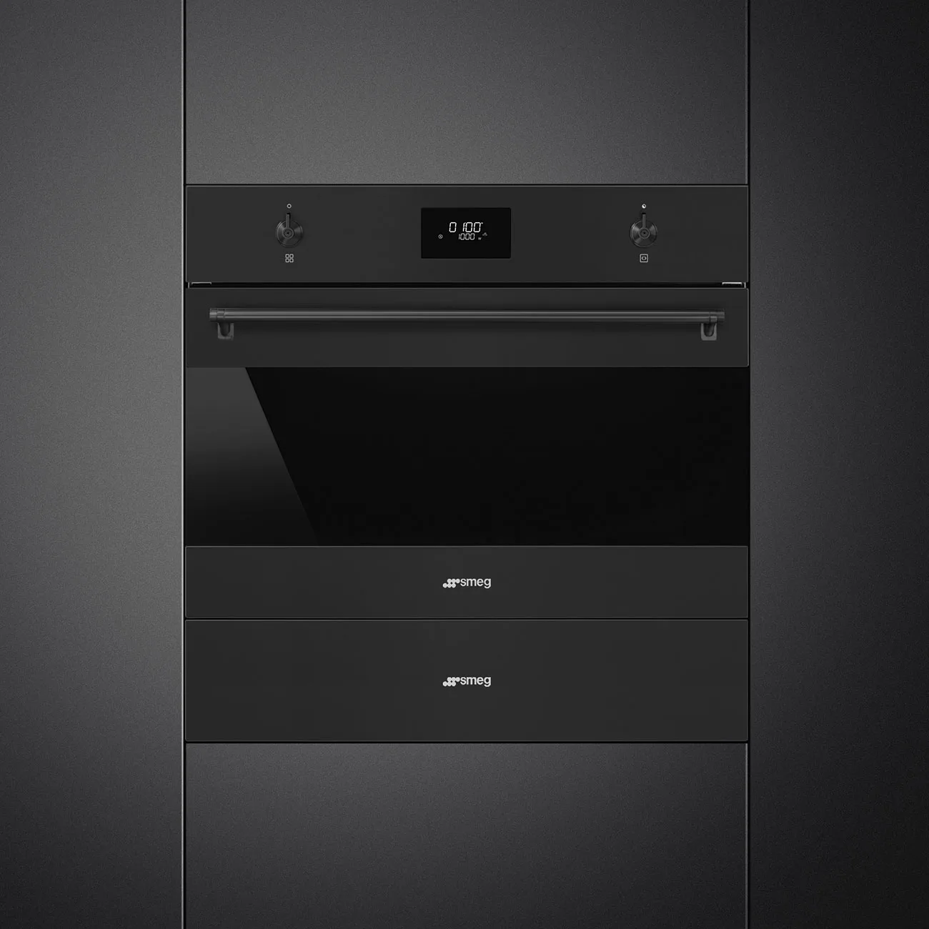 Smeg CPR315N Klasik Seri Isıtma Çekmecesi H:15 cm. Mat Siyah - Görsel 2