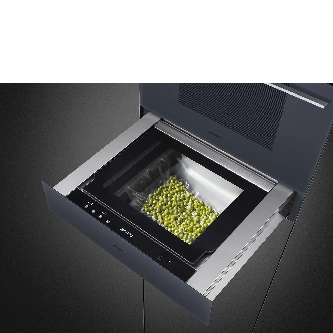 Smeg CPV115G Linea Vakum Çekmecesi H:15 cm. Neptun Grey - Görsel 4