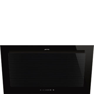 Smeg KV194B3 Linea Autovent Yatay Duvar Davlumbaz 90 cm. Deep Black