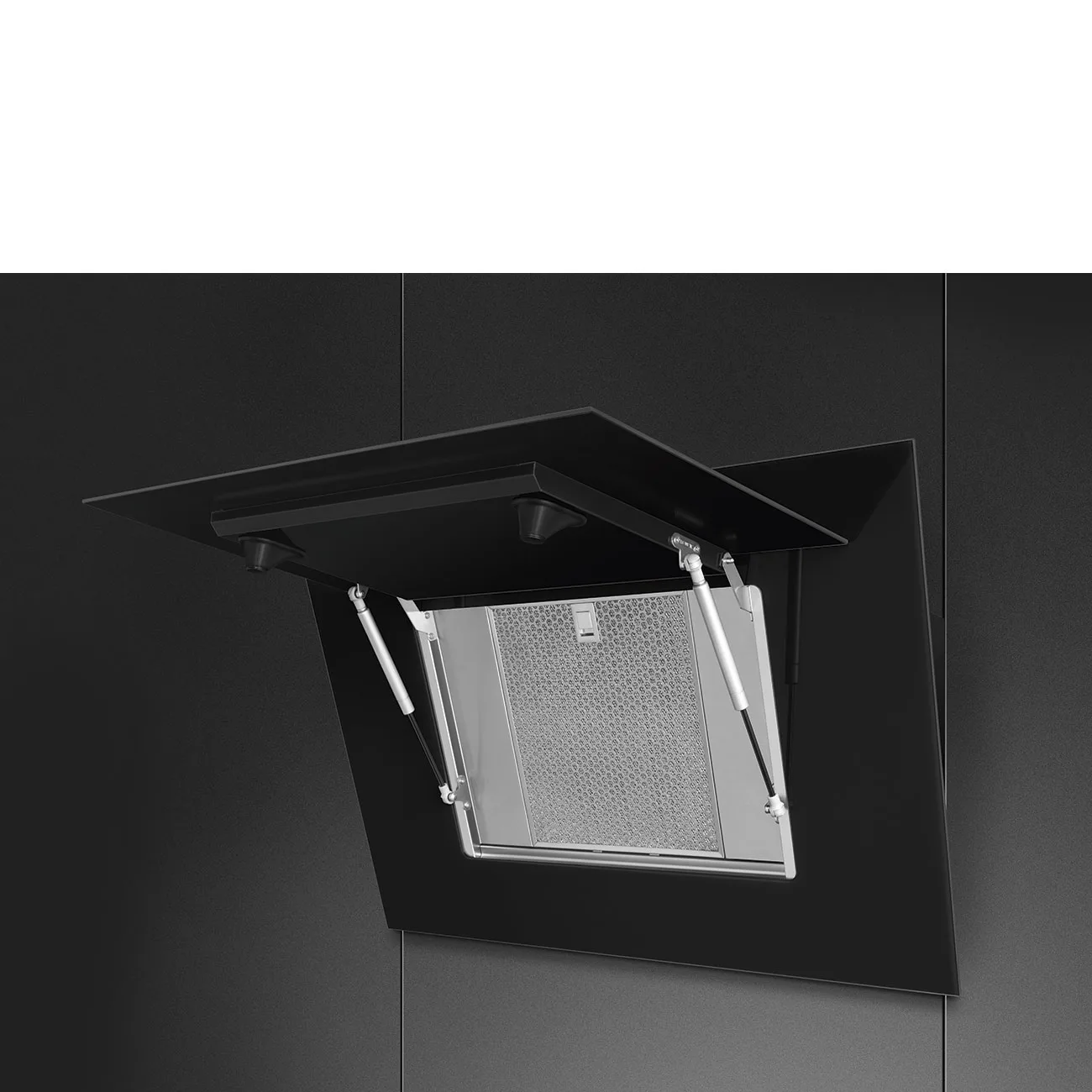 Smeg KV194B3 Linea Autovent Yatay Duvar Davlumbaz 90 cm. Deep Black - Görsel 6