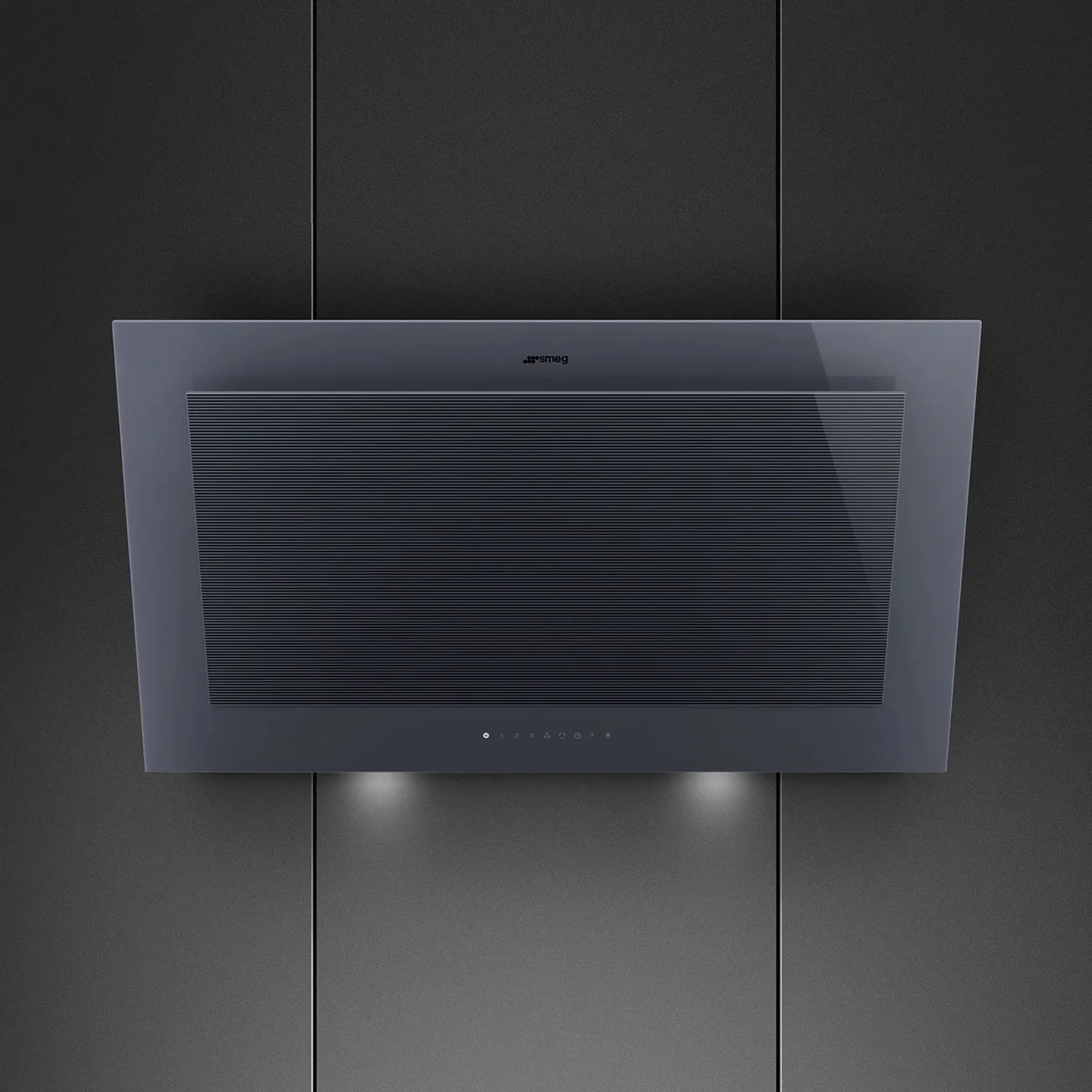 Smeg KV194G Linea Autovent Yatay Duvar Davlumbaz 90 cm. Neptun Grey - Görsel 5