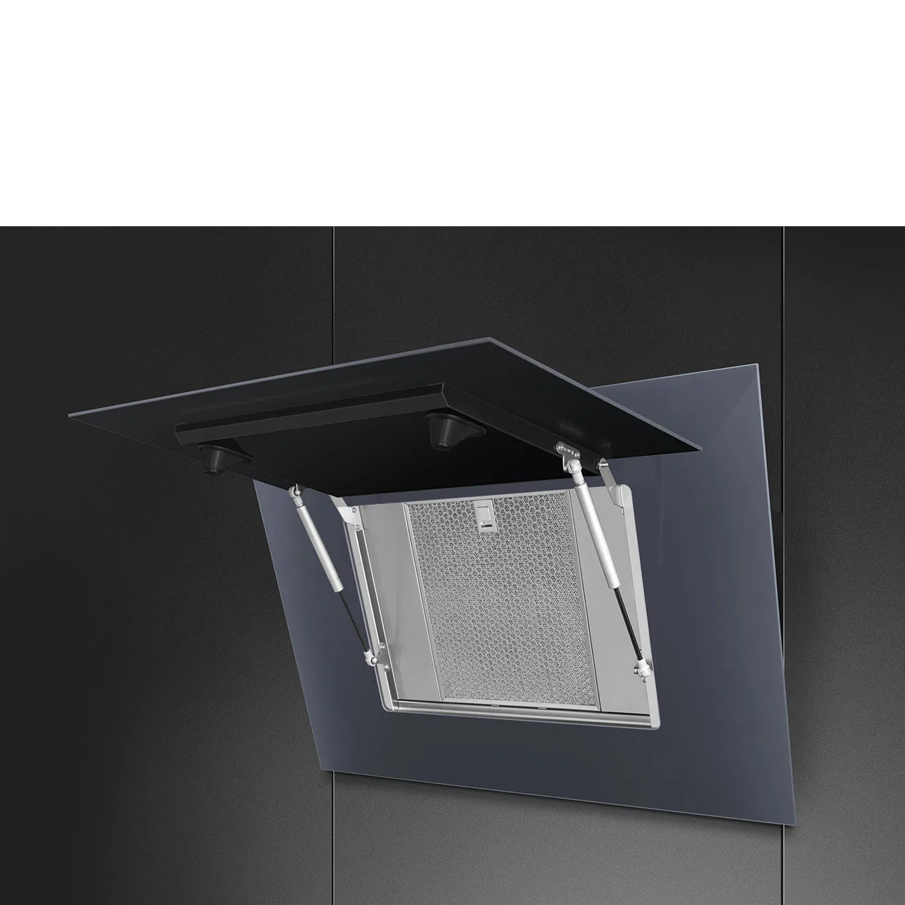 Smeg KV194G Linea Autovent Yatay Duvar Davlumbaz 90 cm. Neptun Grey - Görsel 6