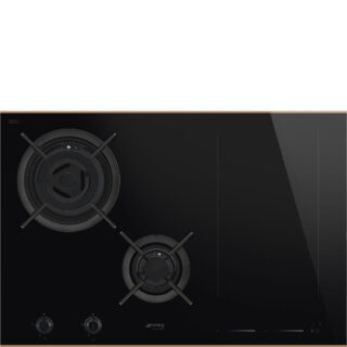 Smeg PM6743R D.S.N. 1 Gazlı + 1 Multizone İndüksiyon Ocak 75 cm. Bakır Estetik