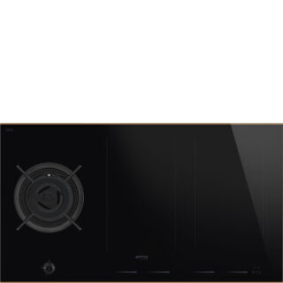 Smeg PM6954R D.S.N. 1 Gazlı + 2 Multizone İndüksiyon Ocak 90 cm. Bakır Estetik