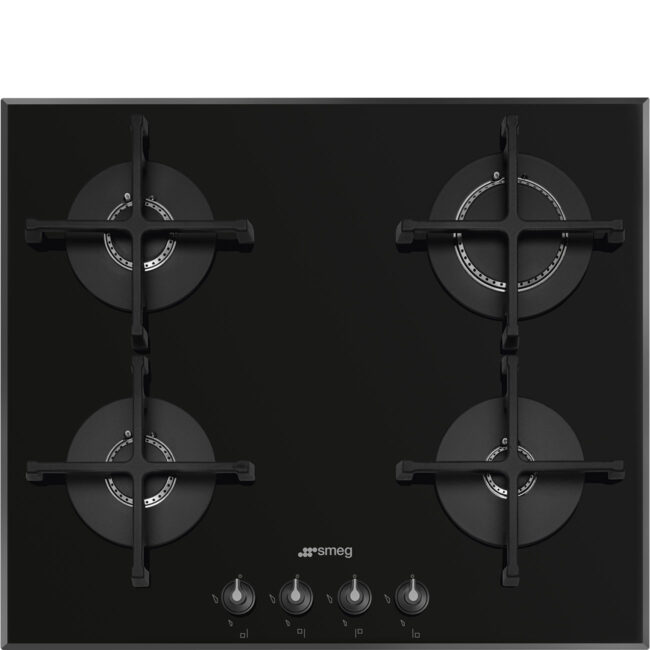 Smeg PV164B3 Linea Gazlı Ocak 60 cm. Deep Black