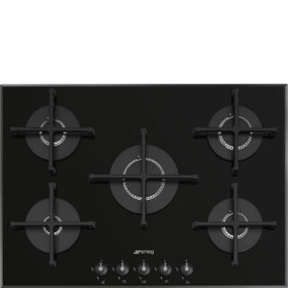 Smeg PV175B3 Linea Gazlı Ocak 72 cm. Deep Black