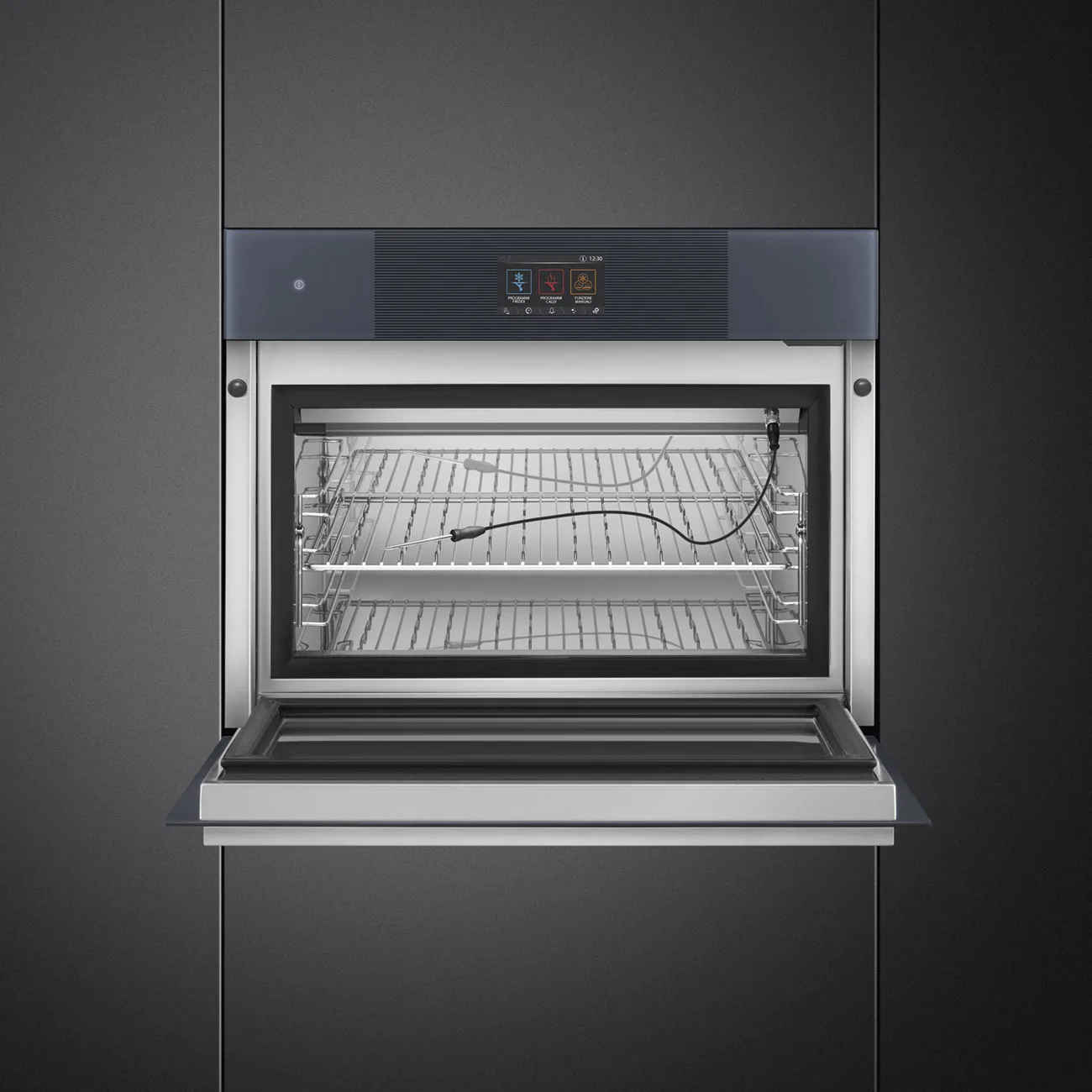 Smeg SBC4104G Linea Blast Chiller H:45 cm.Neptun Grey - Görsel 3