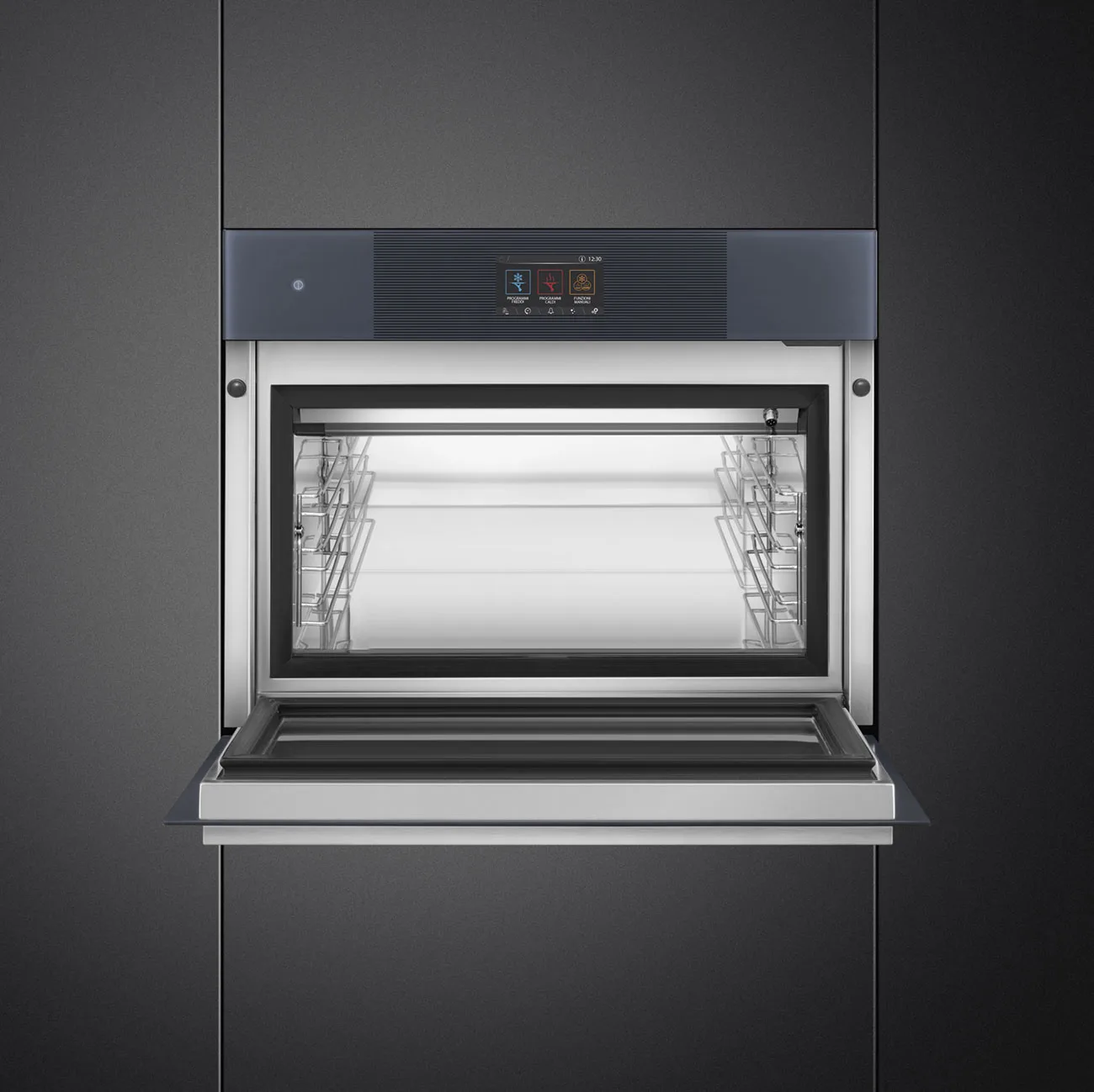 Smeg SBC4104G Linea Blast Chiller H:45 cm.Neptun Grey - Görsel 4