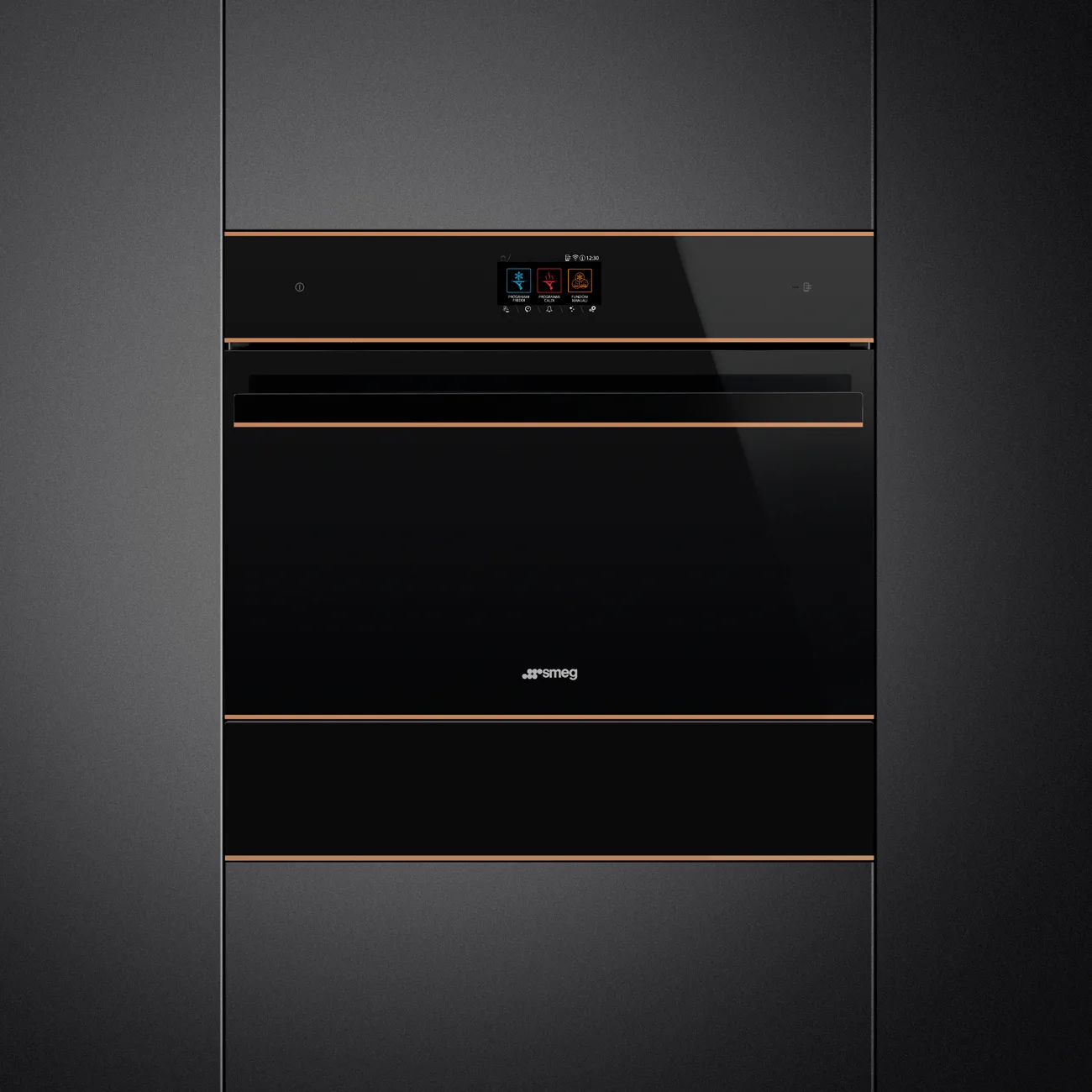 Smeg SBC4604WNR D.S.N. Blast Chiller H:45 cm. Bakır Estetik - Görsel 2