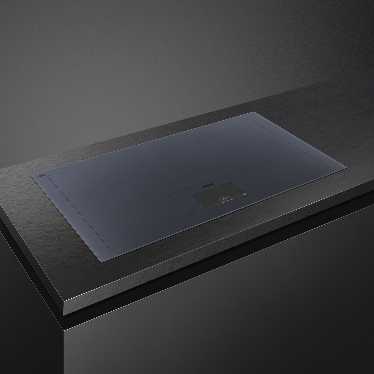 Smeg SIA1963DG Linea Full Flexzone İndüksiyonlu Ocak 93 cm. Neptun Grey - Görsel 3