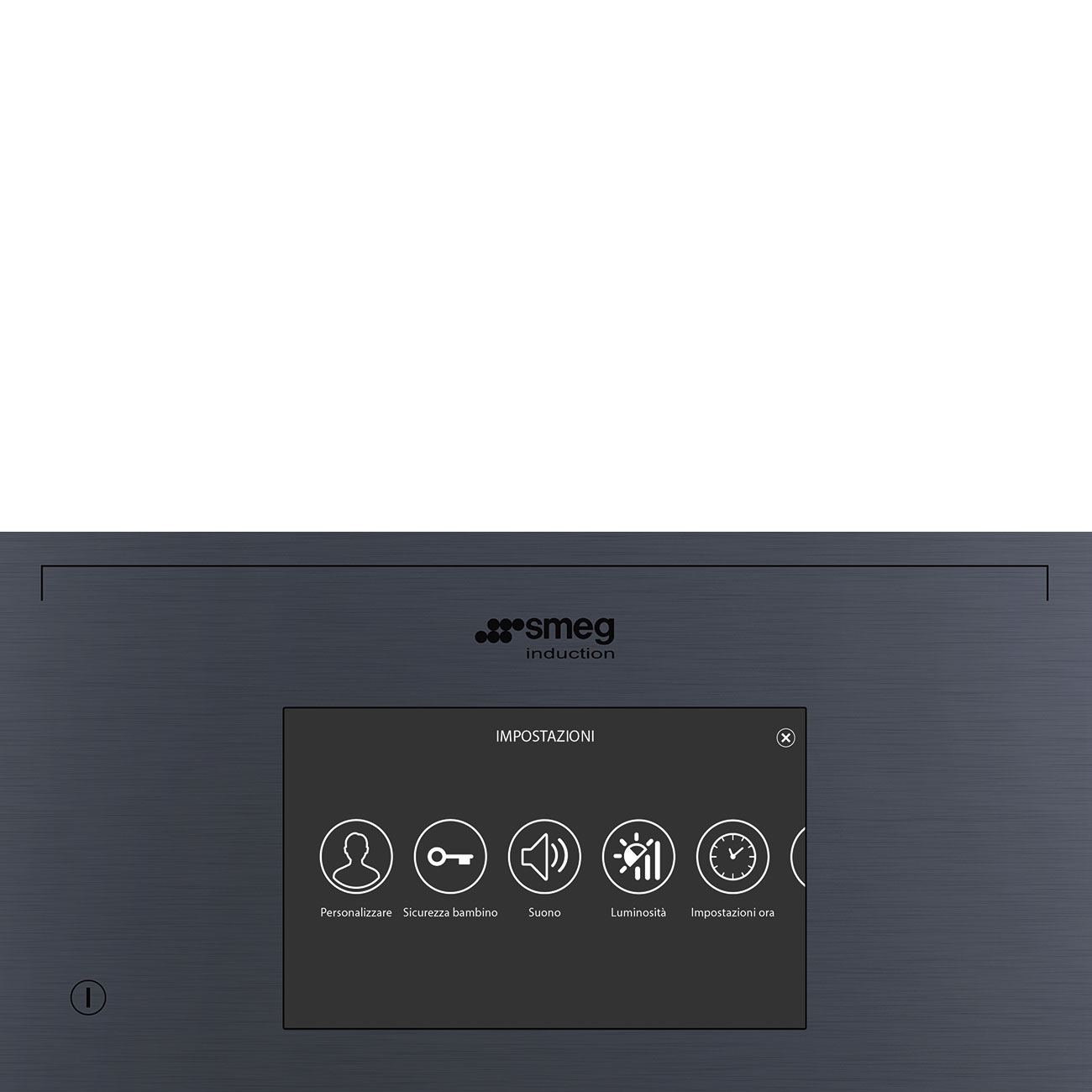 Smeg SIA1963DG Linea Full Flexzone İndüksiyonlu Ocak 93 cm. Neptun Grey - Görsel 7