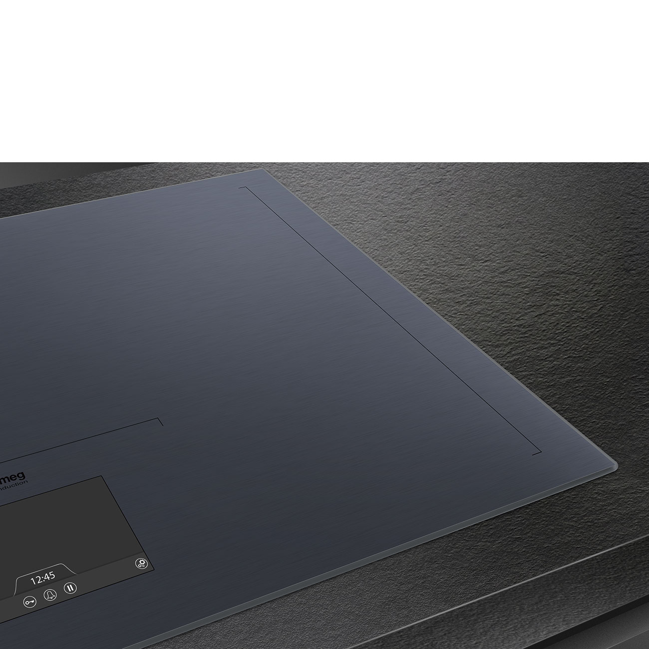 Smeg SIA1963DG Linea Full Flexzone İndüksiyonlu Ocak 93 cm. Neptun Grey - Görsel 8