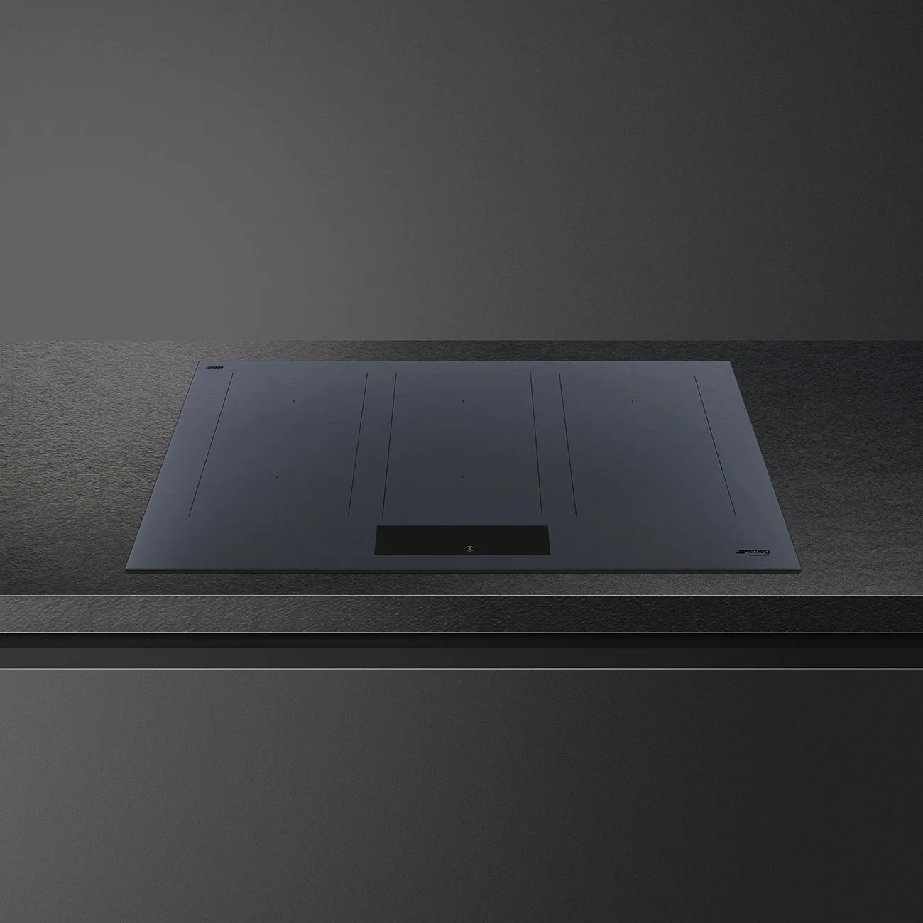 Smeg SIM1864DG Linea Autovent Multizone İndüksiyon Ocak 80 cm. Neptun Grey - Görsel 4