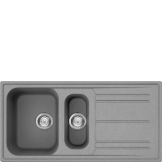 Smeg LZ102CT Kompozit Granit Evye 1,5 Gözlü Cemento