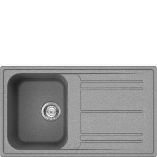 Smeg LZ861CT Kompozit Granit Evye 1,5 Gözlü Cemento