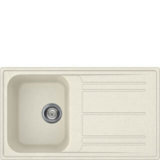 Smeg LZ861P Kompozit Granit Evye Tek Gözlü Krem