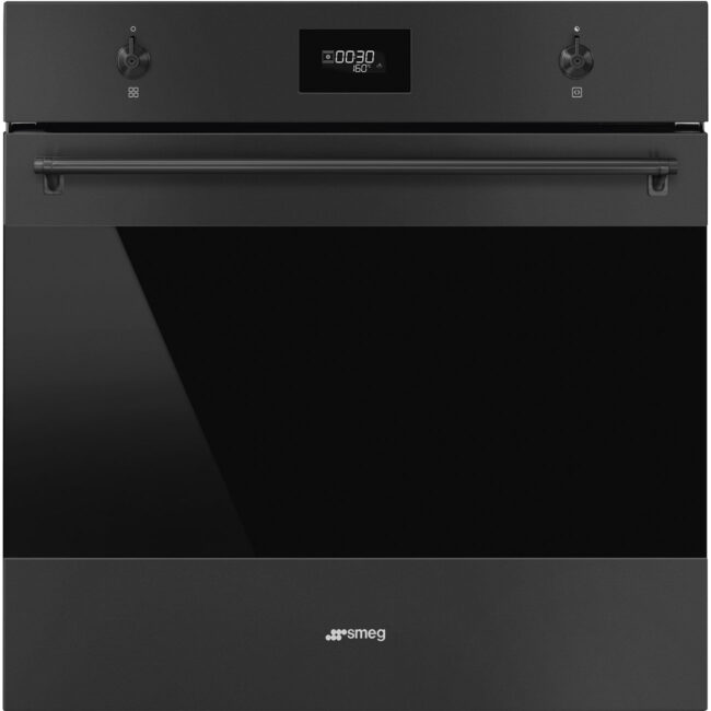 Smeg SF6301TN Klasik Seri Fırın H:60 cm. Mat Siyah