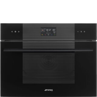 Smeg SO4102S3B3 Linea Galileo Steam100 Kombi %100 Buharlı Fırın H:45 cm. Deep Black