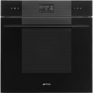 Smeg SO6102M2B3 Linea Galileo Kombi XL Mikrodalga Fırın H:60 cm. Deep Black