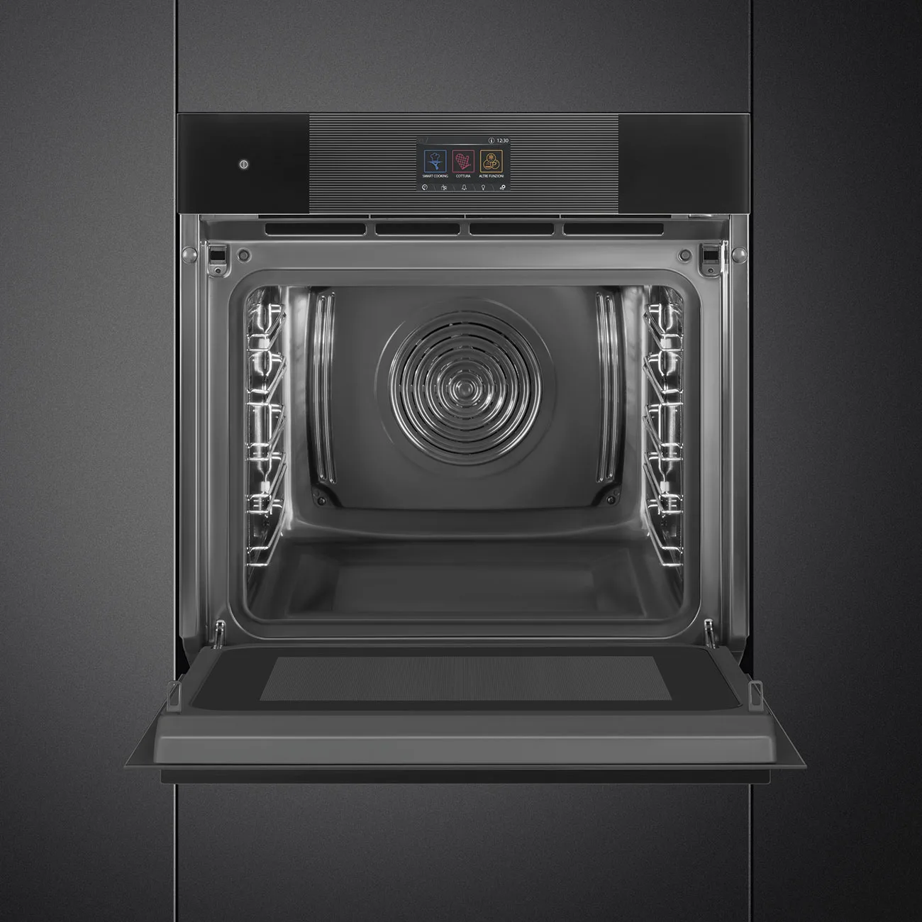 Smeg SO6104APB3 Linea Galileo Omnichef Fırın H:60 cm. Deep Black - Görsel 5