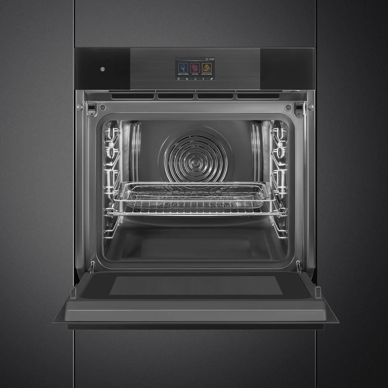 Smeg SO6104APB3 Linea Galileo Omnichef Fırın H:60 cm. Deep Black - Görsel 6