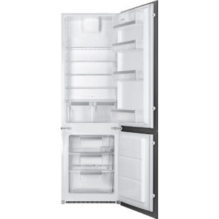Smeg C81721E Tam Entegre Dondurucu Altta 2 Kapılı Buzdolabı 60 cm.