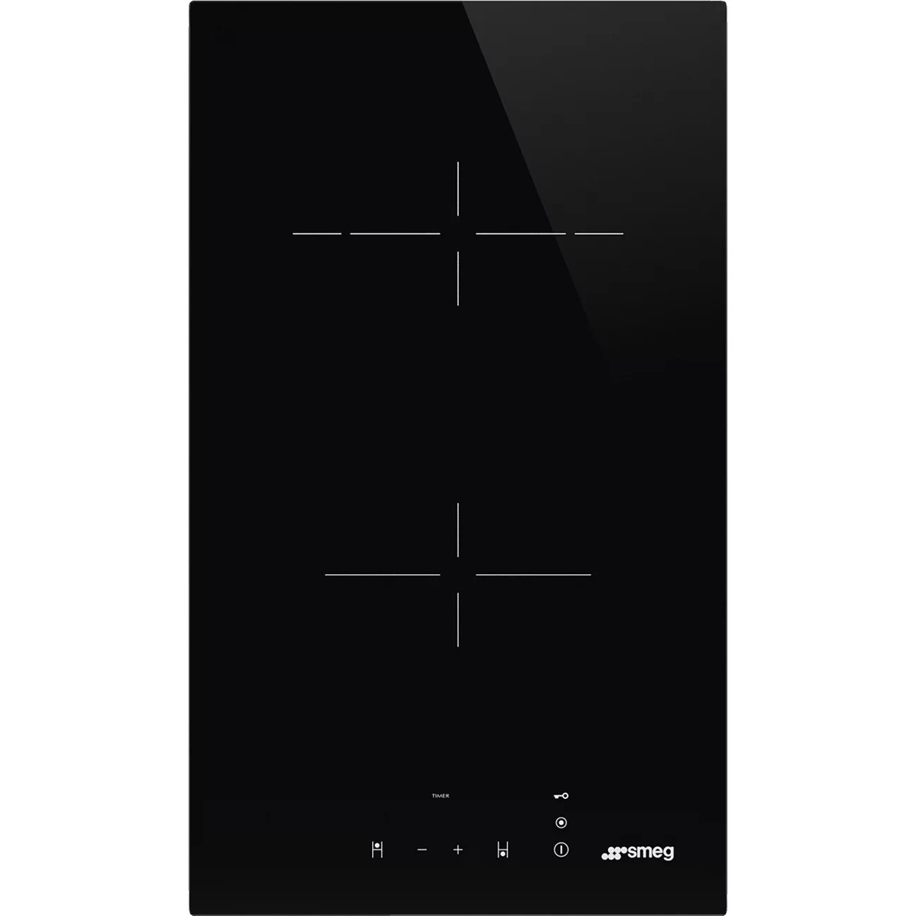 Smeg SE232TD1 Domino Cam Seramik Elektrikli Ocak 30 Cm. Siyah