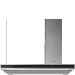 Smeg KLTI12L4X Ada Davlumbaz 120 cm. Çelik