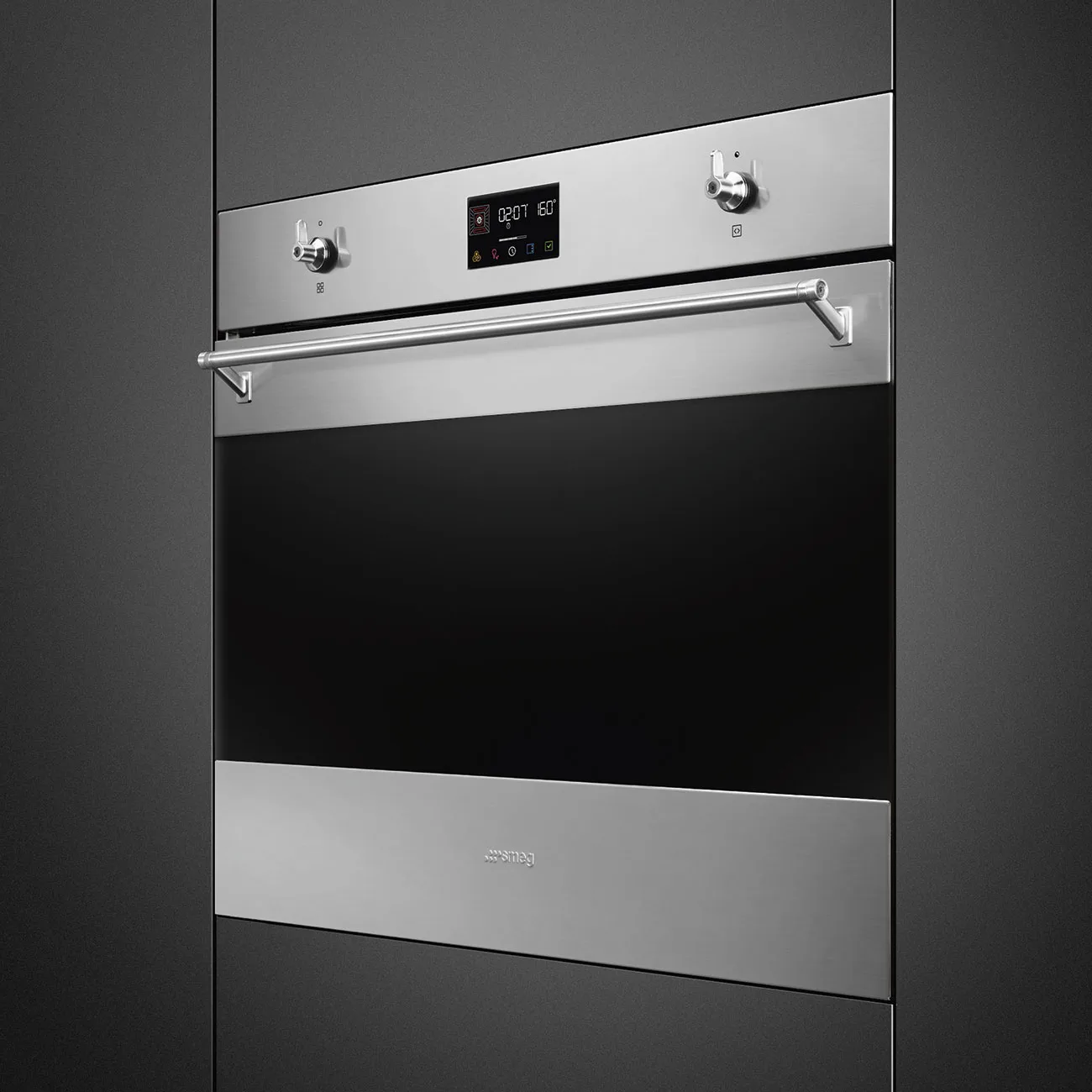 Smeg SF7302TX Klasik Seri XXL Fırın 70 cm. H:60 cm. Çelik - Görsel 2