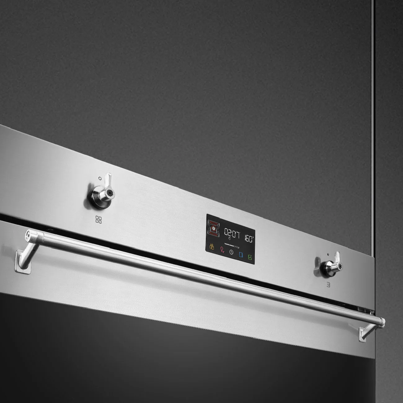Smeg SF7302TX Klasik Seri XXL Fırın 70 cm. H:60 cm. Çelik - Görsel 5