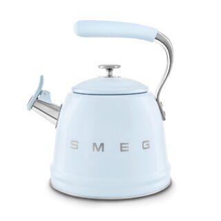 Smeg CKLW2001PB Düdüklü Whistling Retro Su Isıtıcı (ocak üstü) Pastel Mavi
