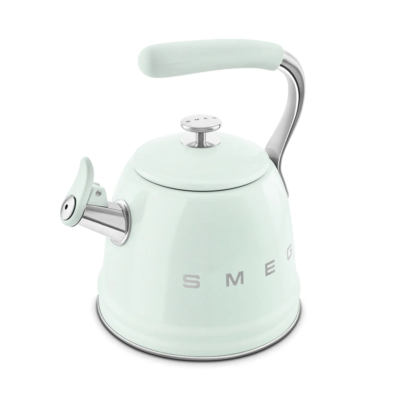 Smeg CKLW2001PG Düdüklü Whistling Retro Su Isıtıcı (ocak üstü) Paste Yeşil - Görsel 5