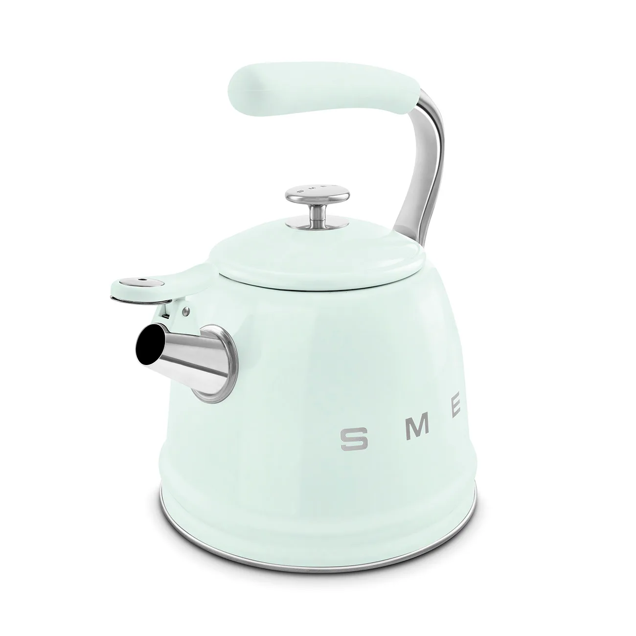 Smeg CKLW2001PG Düdüklü Whistling Retro Su Isıtıcı (ocak üstü) Paste Yeşil - Görsel 6