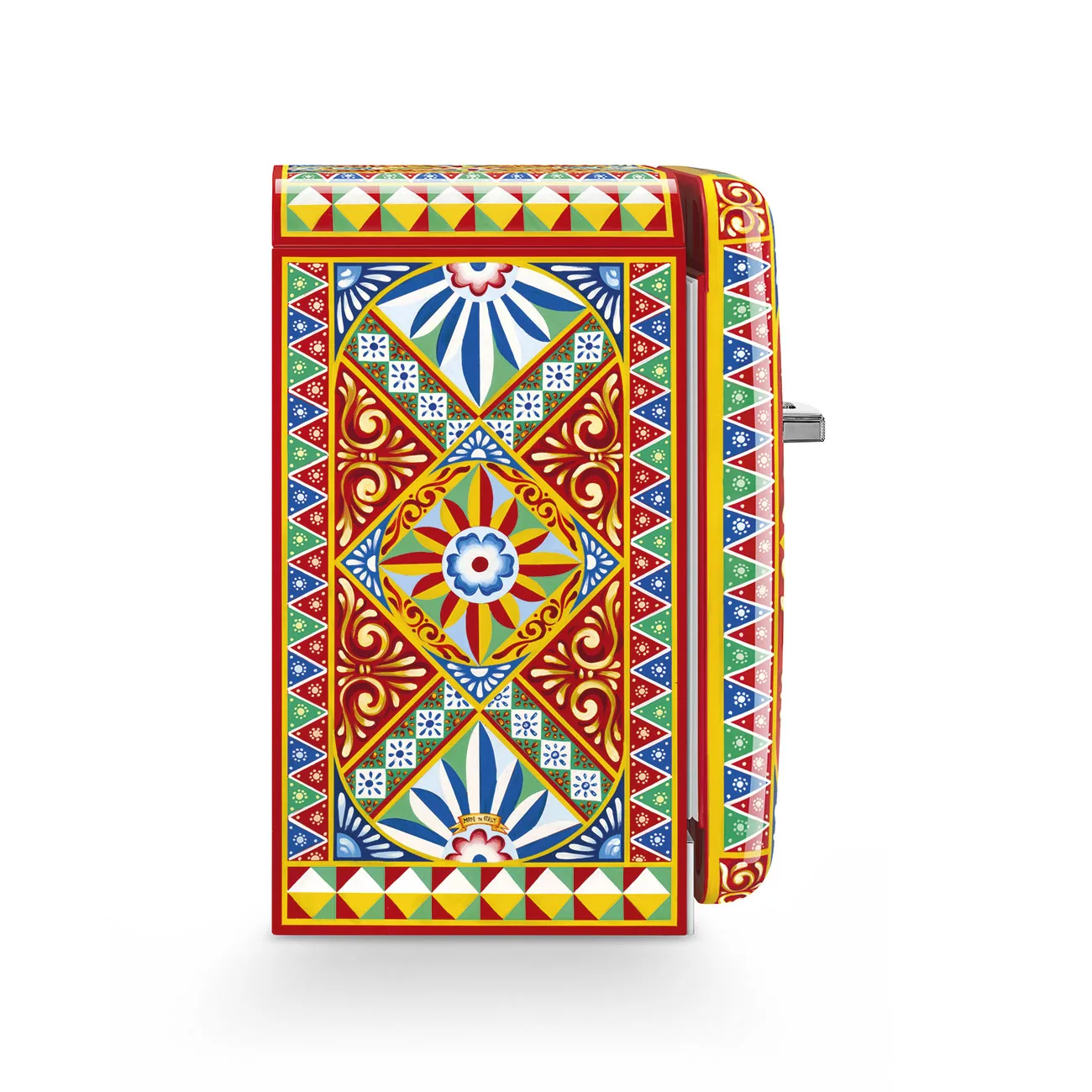 Smeg FAB5RDGC5 Dolce&Gabbana | Divina Cucina Sicilian Cart Buzdolabı Sağ Menteşe - Görsel 4