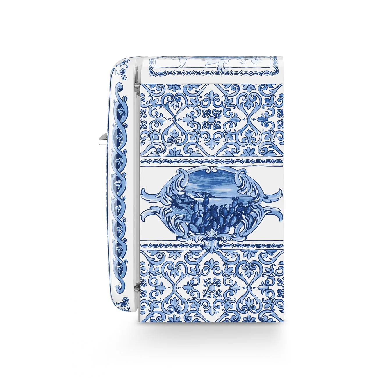 Smeg FAB5RDGME5 Dolce&Gabbana | Divina Cucina Blu Mediterraneo Buzdolabı Sağ Menteşe - Görsel 5