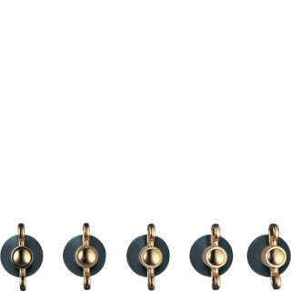 Smeg 5MP800A Aksesuar Colonial Ocak 5 Li Gold Antrasit Düğmeler