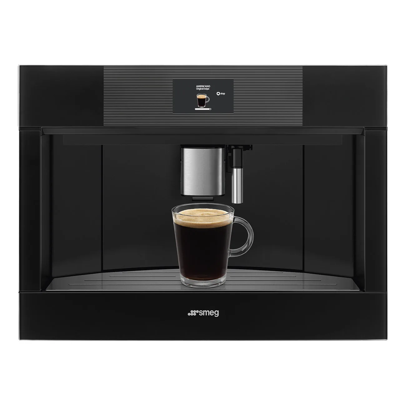Smeg CMS4104B3 Linea Kahve Makinesi H:45 cm. Deep Black - Görsel 2