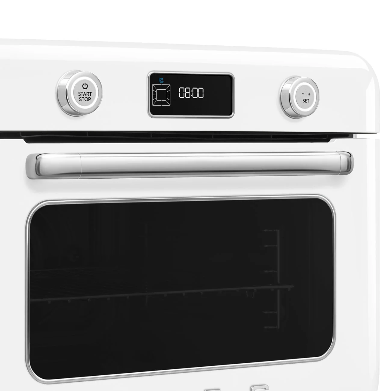 Smeg COF01WHEU Retro Solo Kombi Buharlı Fırın Beyaz - Görsel 12