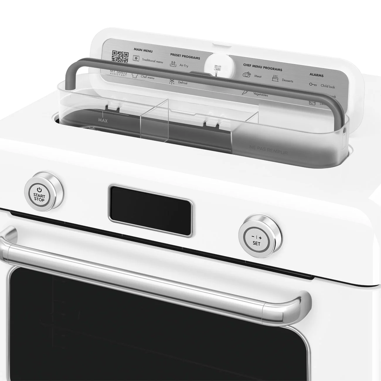Smeg COF01WHEU Retro Solo Kombi Buharlı Fırın Beyaz - Görsel 15