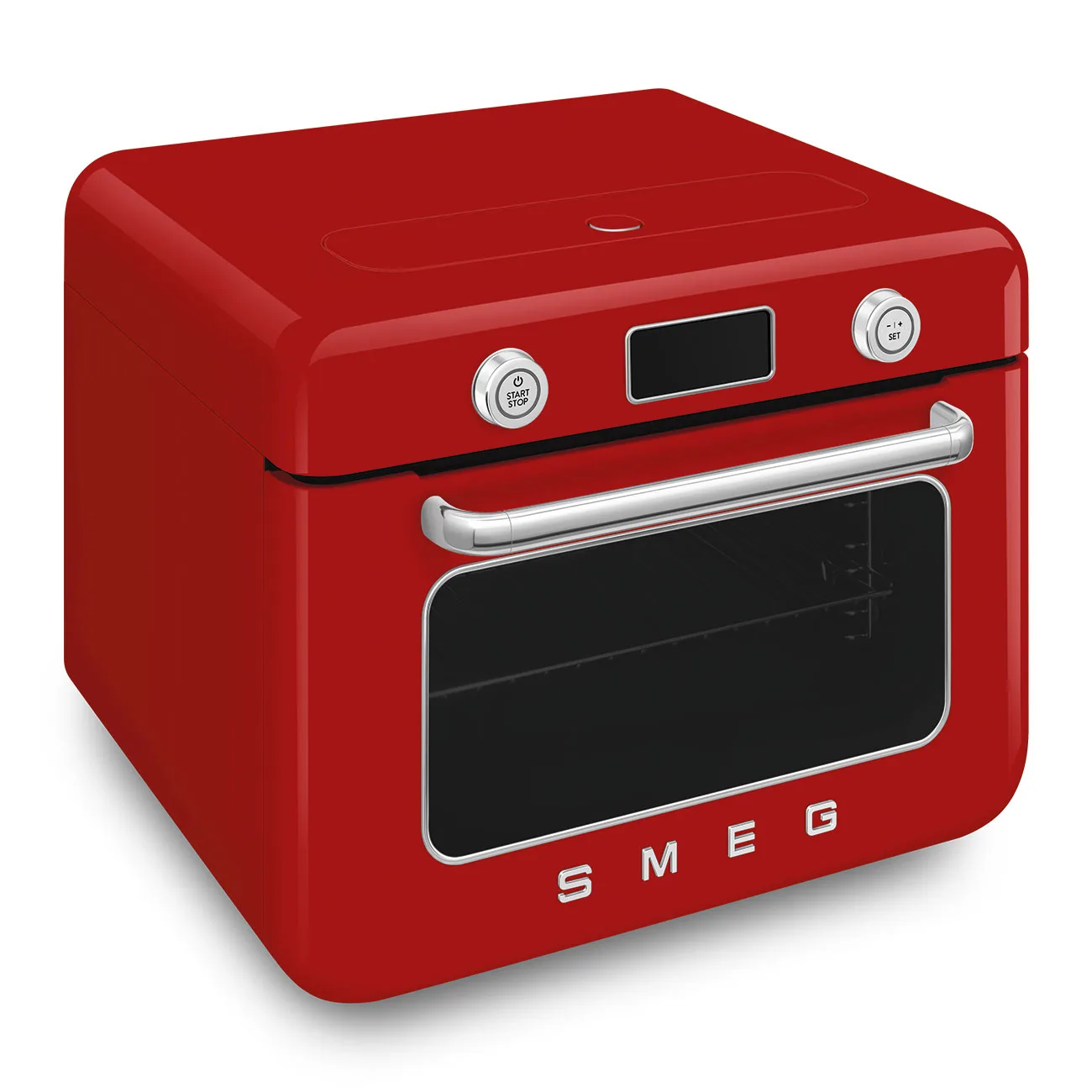 Smeg COF01RDEU Retro Solo Kombi Buharlı Fırın Kırmızı - Görsel 3