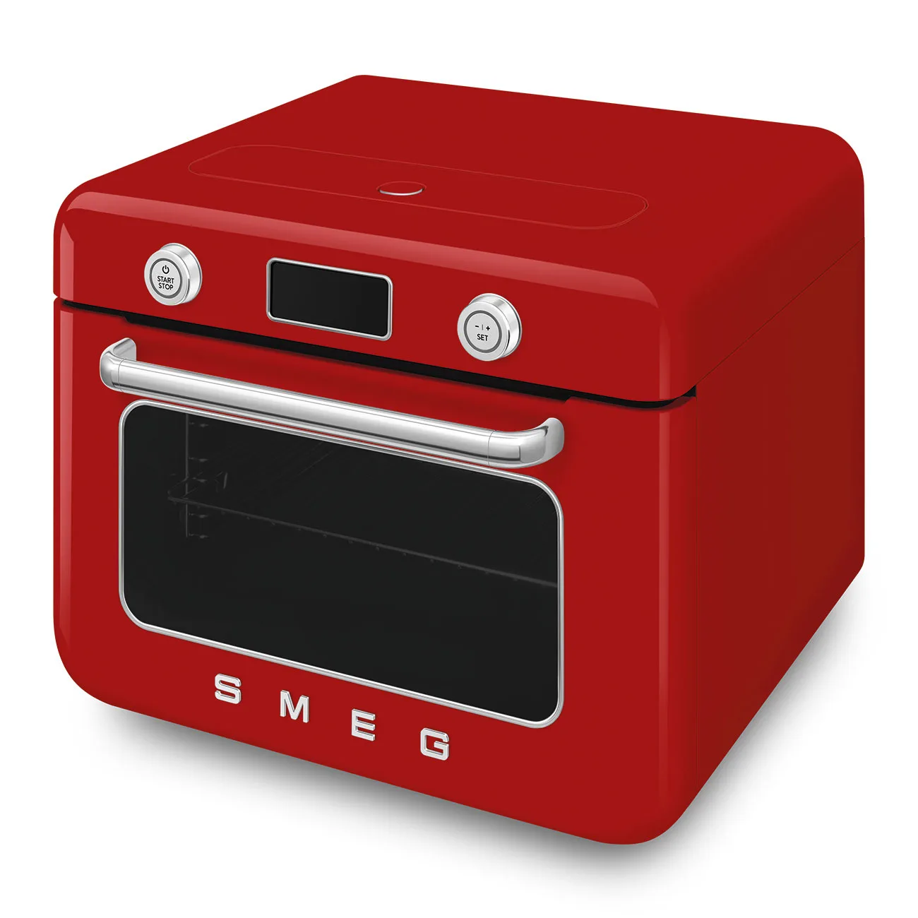 Smeg COF01RDEU Retro Solo Kombi Buharlı Fırın Kırmızı - Görsel 4